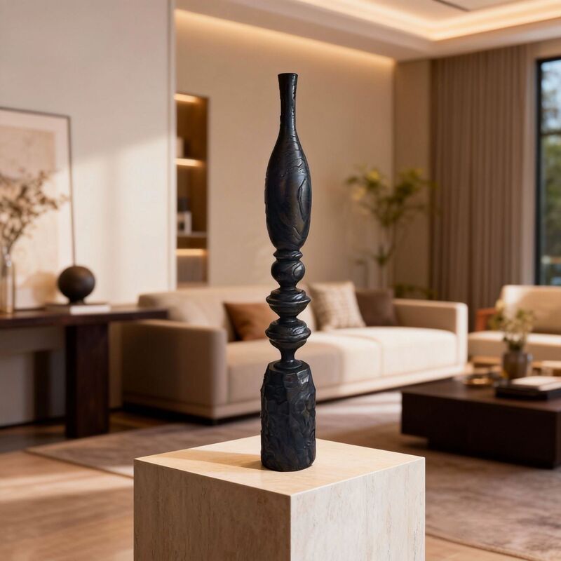 Manufacturer Sells Carbonized Handmade Fruit Tree Tabletop Ornaments for Homestays, Hotels, and Villa Decorations