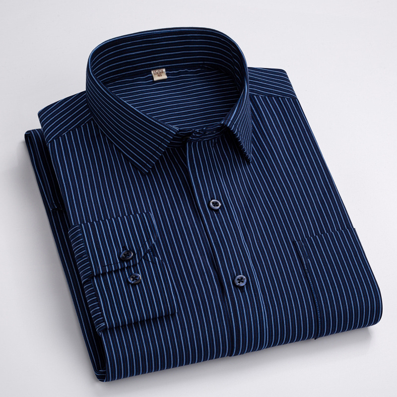 Brand High-end Men's Shirt Business Casual Tooling Long-sleeved White Shirt Spring and Autumn Slim-fit Iron-free Professional Shirt Brand High-end Men's Shirt Business Casual Tooling Long-sleeved White Shirt Spring and Autumn Slim-fit Iron-free Professional Shirt