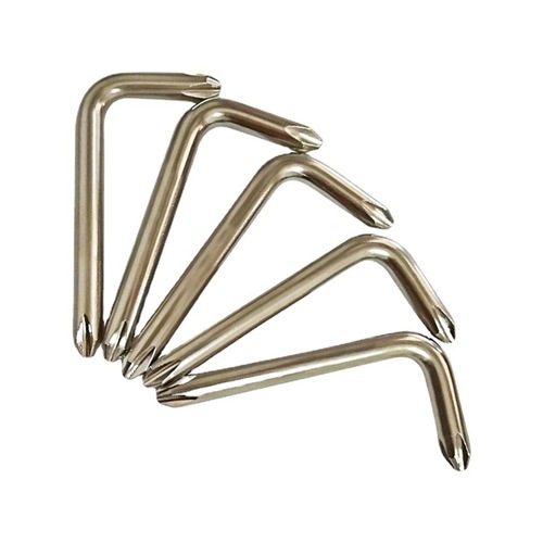 Manufacturer 7-shaped double-head cross wrench, high-strength nickel-plated galvanized wrench, simple L-shaped screwdriver wrench wholesale