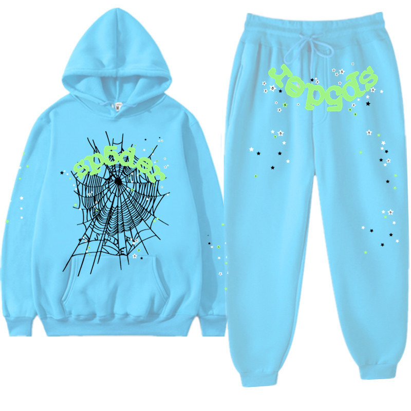 Source Factory Foreign Trade Women's Fashion Letter Print Jogger Pants Sweatshirt Fleece Sports Casual Set for Women