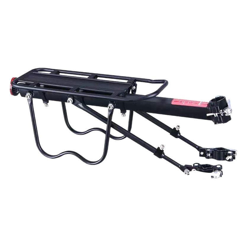 Estante de bicicleta de montaña Suspensión de aleación de aluminio estante trasero de bicicleta estante completo de liberación rápida accesorios de asiento trasero de bicicleta transfronteriza