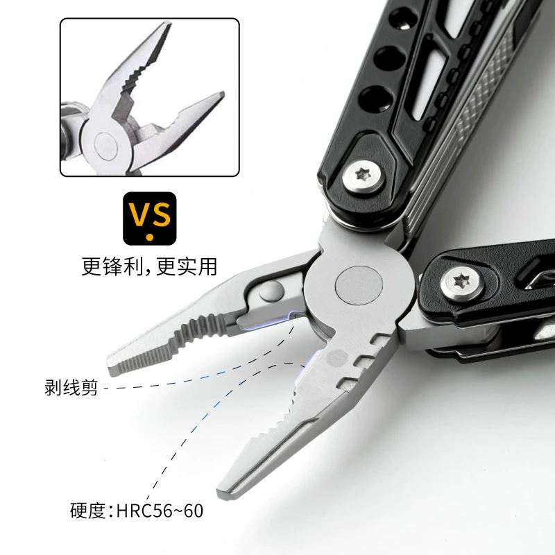 In-stock traveler's multi-tool pliers for outdoor camping and hiking, portable