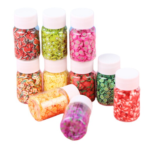 Soft Clay Apple Slice Fruit Cake Slice Glitter Sparkle Phone Case Handmade DIY Accessory Kit A