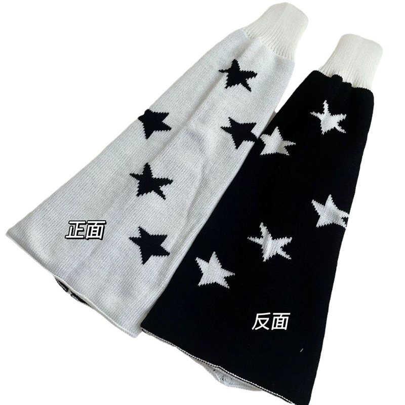 Harajuku Wind Star широкий набор носков Y2K Millennium Hot Girl Packing Socks Aquama Culture Autumn and Winter Personalized Middle Socks thinner