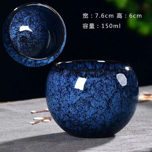 Yao Bian Long Egg Dragon Shaped Unstable Cup Anti-Scald Ceramic Cup Jian Zhan Hand Warmer Cup Yao Bian Large Capacity Master Cup Tea Cup