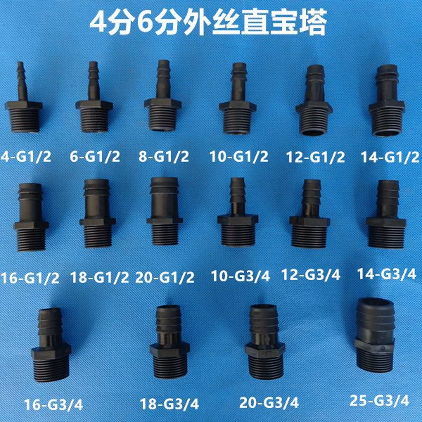 Черная внешняя шелковая пагода разъем 4 минуты 6 минут