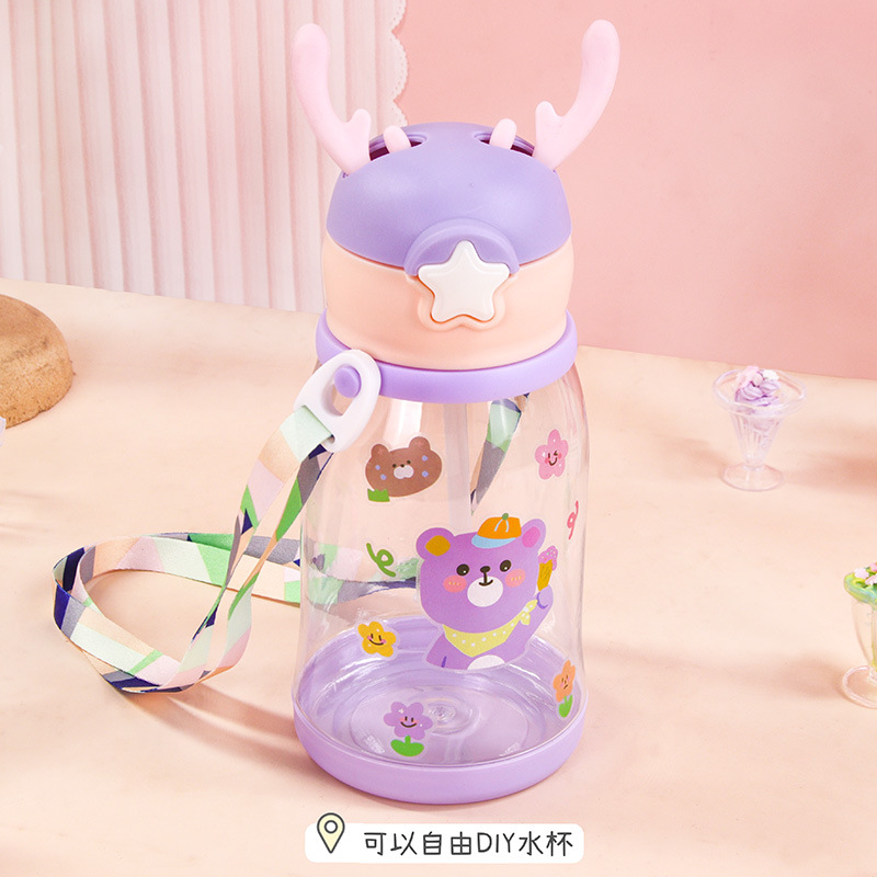 Traje de cuenta manual para jóvenes de trigo, caja del tesoro, juguetes de papelería para niños, paquete de lujo, maleta súper capaz de gran capacidad