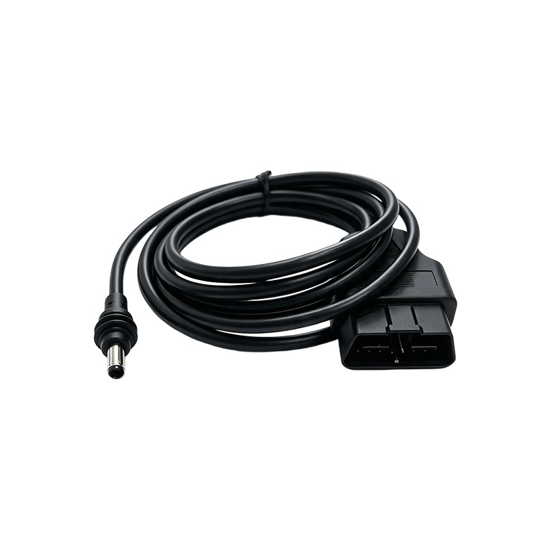 Car OBD2 device dashcam DC head multi-functional power cable cross-border mini DC to OBD male