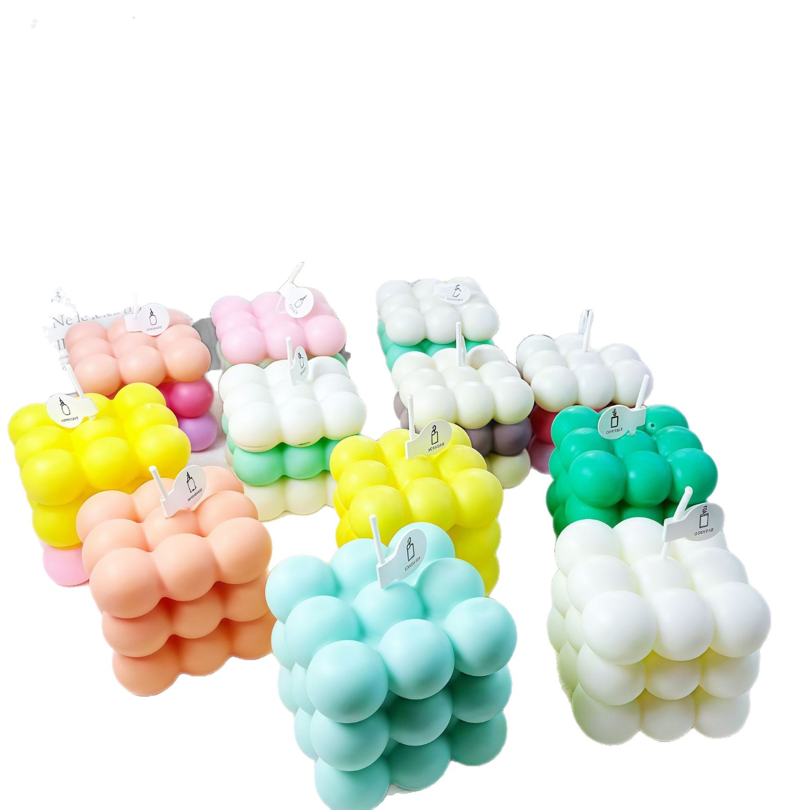 Magic cube aromatherapie kaars creatieve woondecoratie_voghion.com