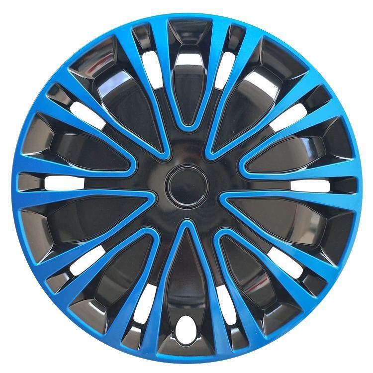 Hub cover — Universal Hub Cap - 16-inch-ak-style-blue-black-1pc