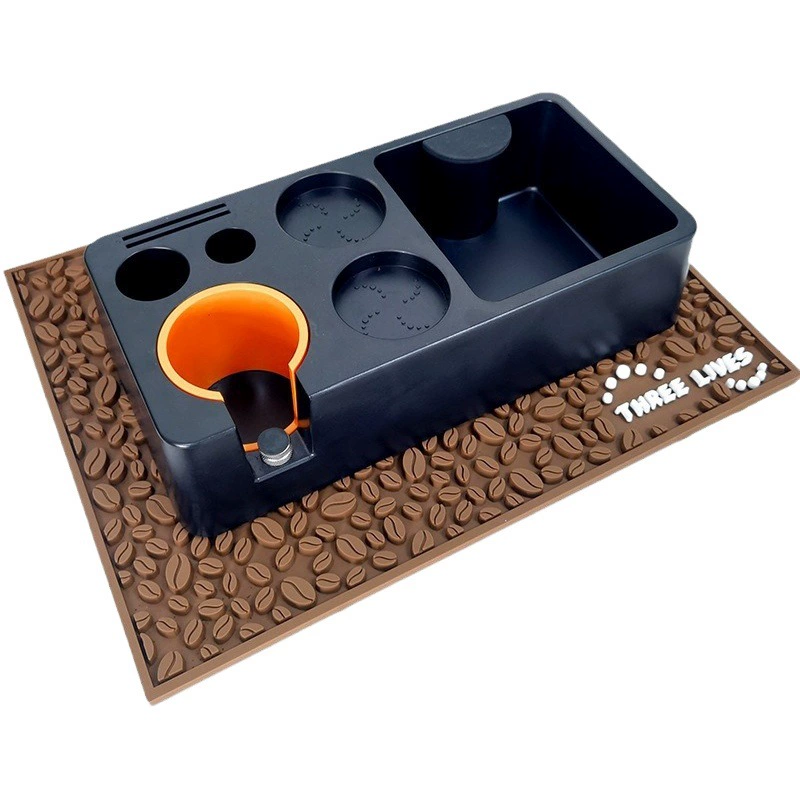 Taishan D-тип ABS держатель для кофейного пресса для хранения порошка, многофункциональная платформа для хранения шлака с многоразовым контейнером для шлака