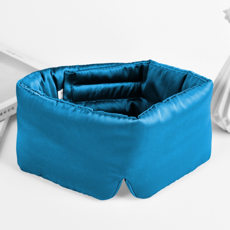 Máscara de ojo de seda de mora Máscara de ojo de seda de velcro