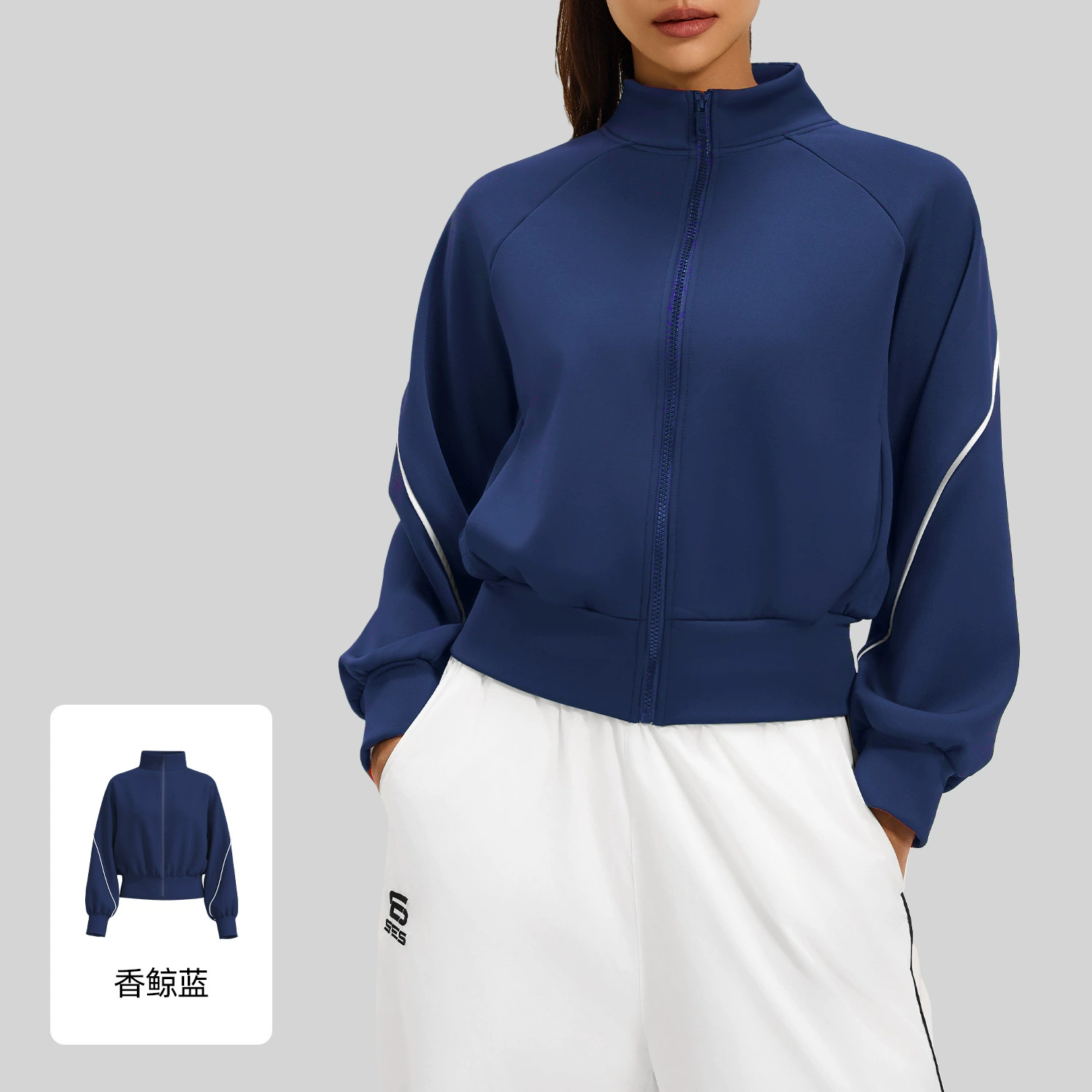 Деми-сезон флис обогревающий одежду для йоги, спортивная куртка, Slim Fit
