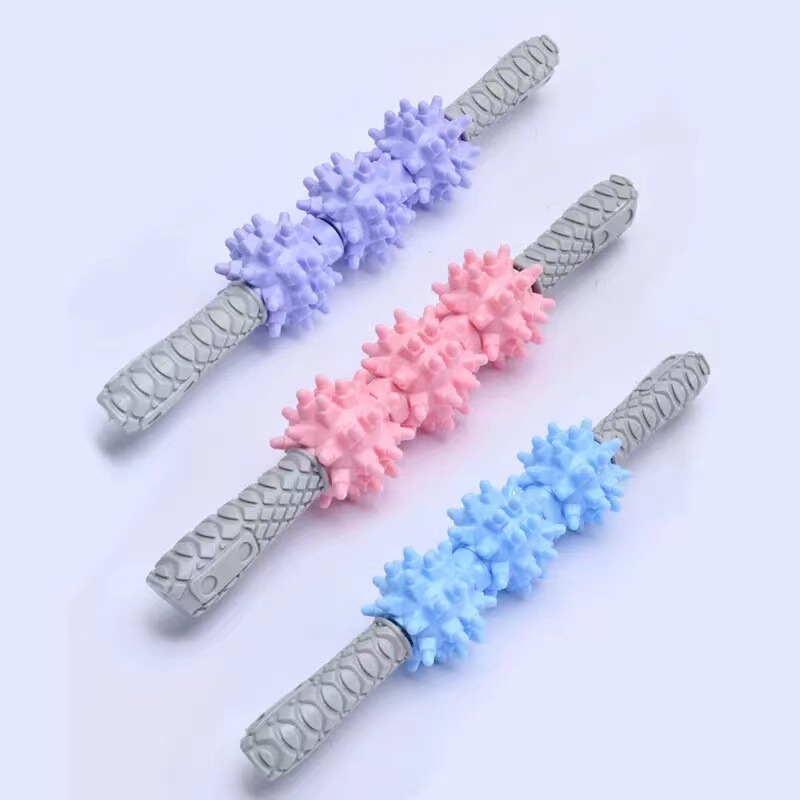 Yoga Gear Fascia Stick Full Body Muscle Meridian Massage Stick Manufacturer Supplies Spiked Stick Sports Roller Wholesale