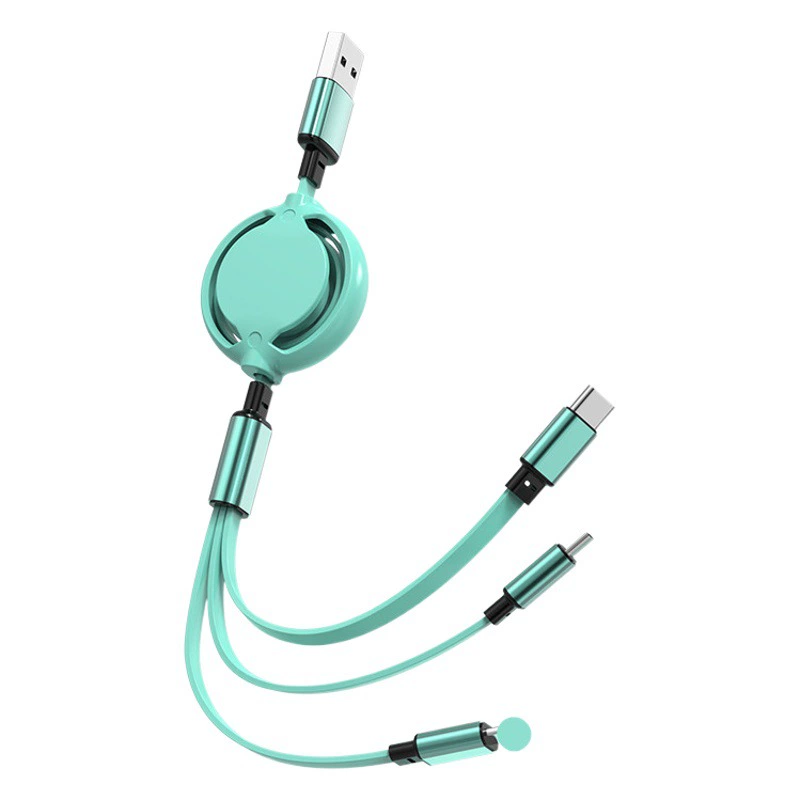 Macaron, кабель для быстрой зарядки «три в одном», выдвижной кабель для быстрой зарядки «Год змеи», подарок на заказ, автомобильный кабель для быстрой зарядки «один-три»