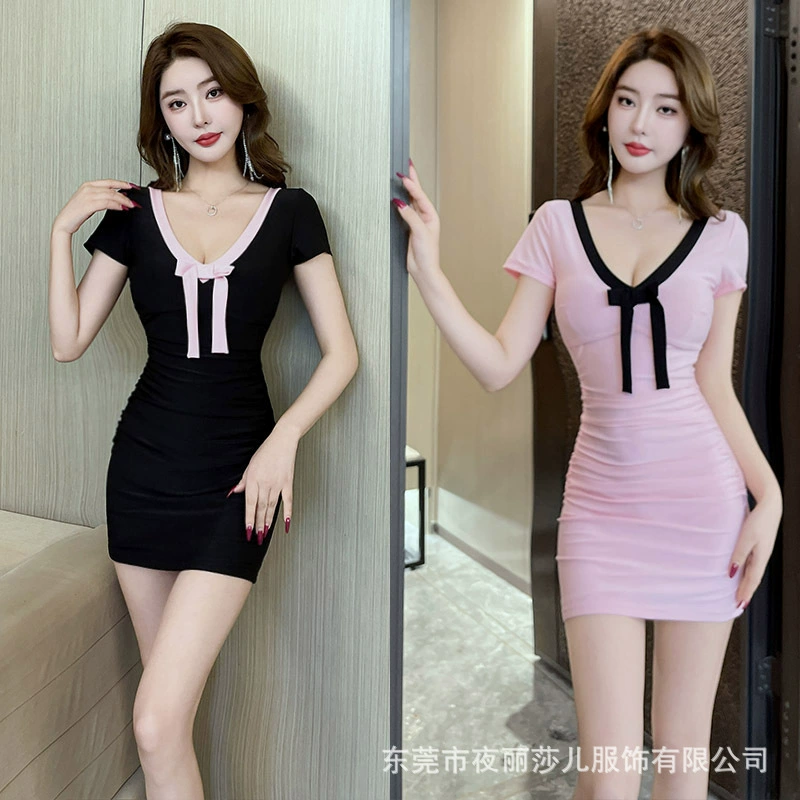 2025 новая женская стройная сексуальная бедра платье