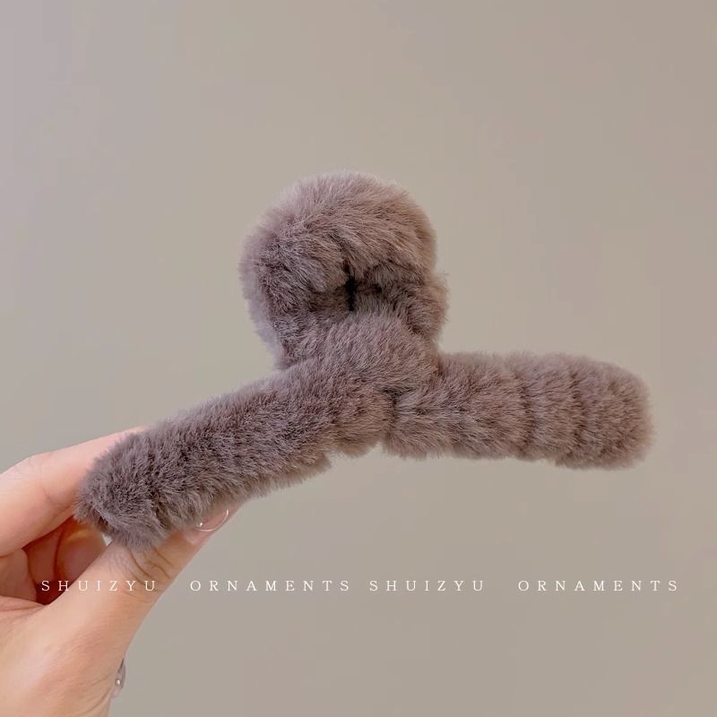 Clip de agarre Clip de tiburón grande para mujer Sensación de alto nivel en la parte posterior de la cabeza Horquilla para el cabello Clip de agarre para el cabello Tocado Horquilla 2025 Nuevo