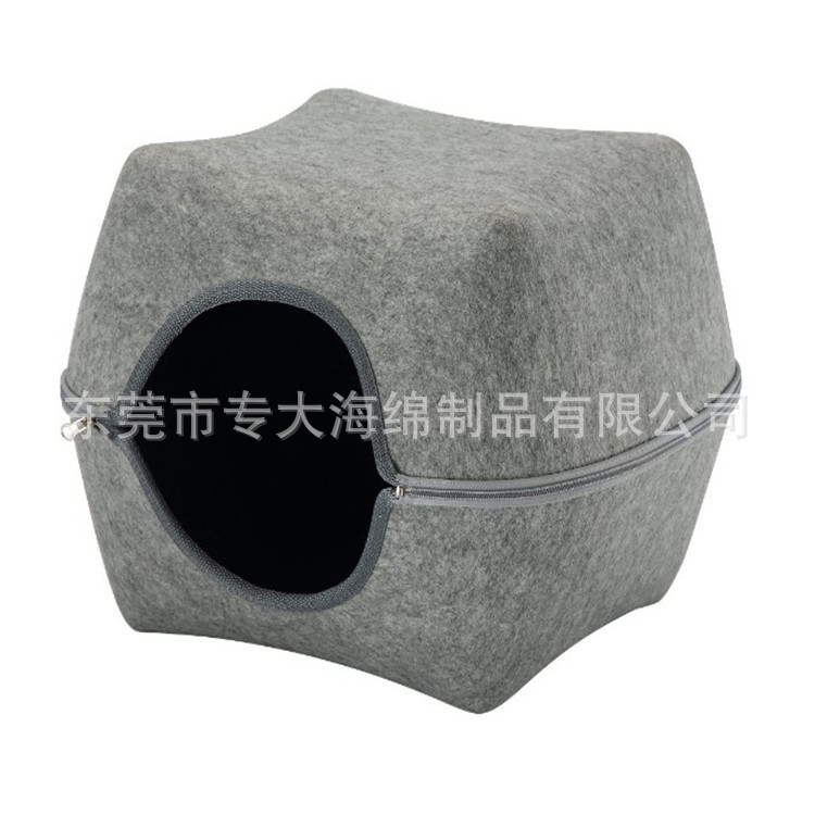 彩色EVA海绵冷热压成型猫窝 EVA半圆月亮型加厚宠物吸盘窝