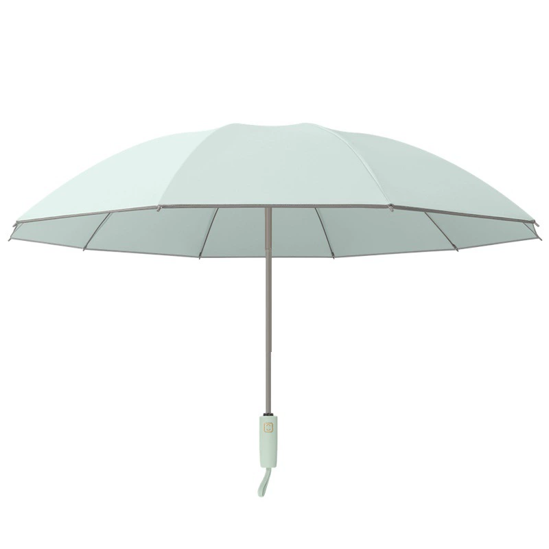 Популярный автоматический обратный зонт Amazon с силиконовым краем, ткань 280T, деловой зонт, рекламный зонт