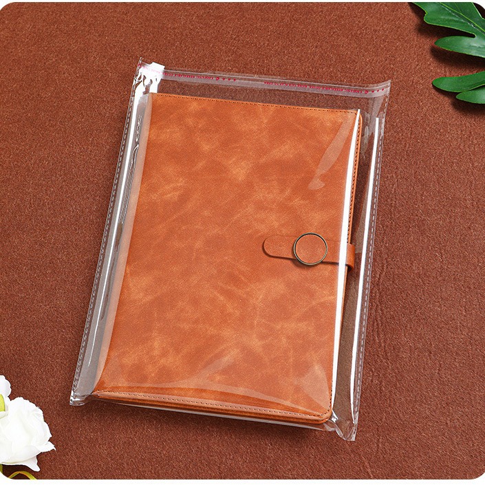 批發衣服包裝opp袋透明塑料飾品不乾膠自粘百貨書本印logo