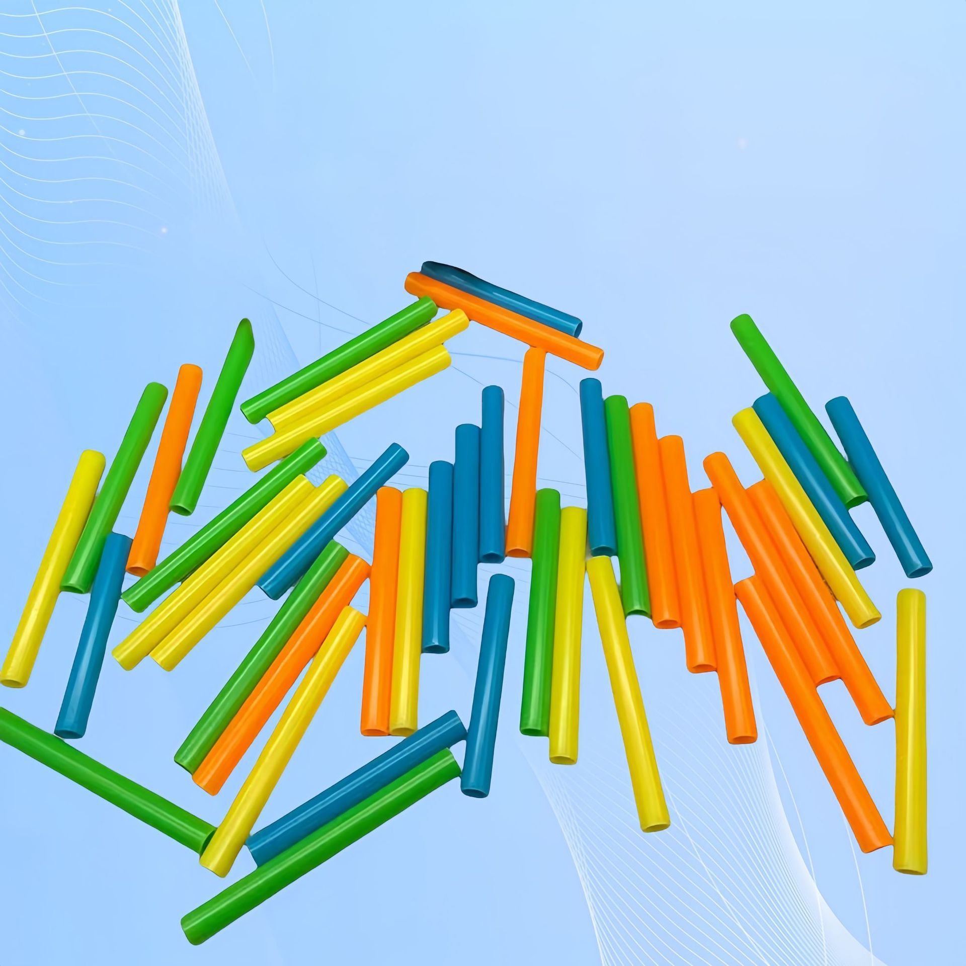 厂家直销PP塑料管儿童玩具管彩色空心塑料棒工艺品配件塑料pp管