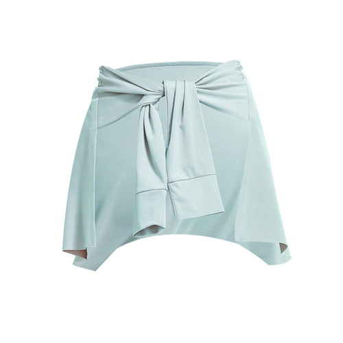 Cross-border European and American sports and fitness yoga one-piece skirt covers buttocks and slimming skirt straps yoga dance ballet skirt
