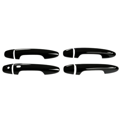 Other Automotive Exterior Supplies Hilux Fuel Tank Cover, Rearview - piano-black-single-smart-hole-door-handle
