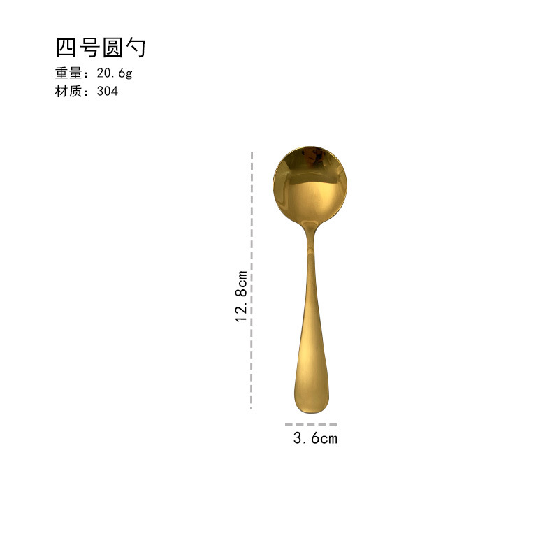 Juego de cubiertos de acero inoxidable serie 1010 para hoteles y restaurantes, cuchillo para carne, tenedor, cuchara, cuchara para postre y cuchara para sopa de estilo occidental. image 40