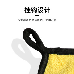 Car wash towel thickened absorbent coral velvet car towel two-color double-sided high-density car cleaning car wash towel direct sales