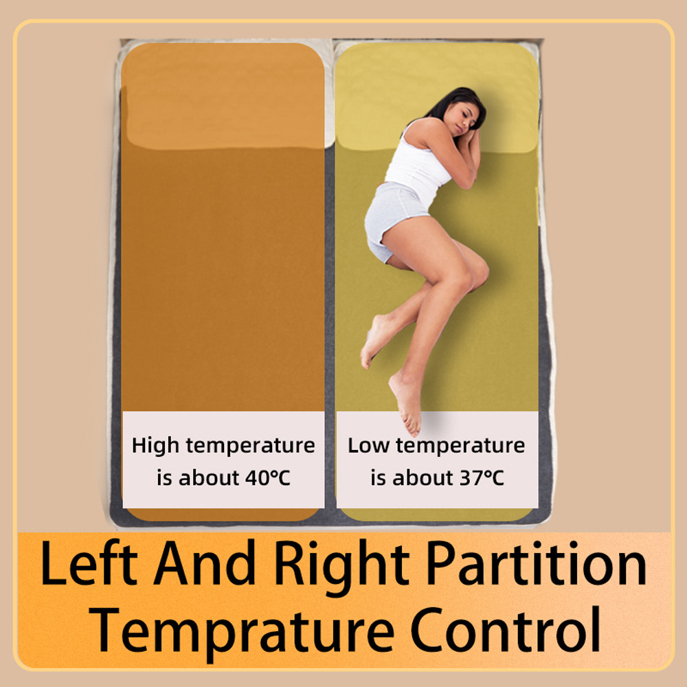 Coperta riscaldante elettrica standard 220V UE 110V Giappone USA AU Materasso caldo_voghion.com