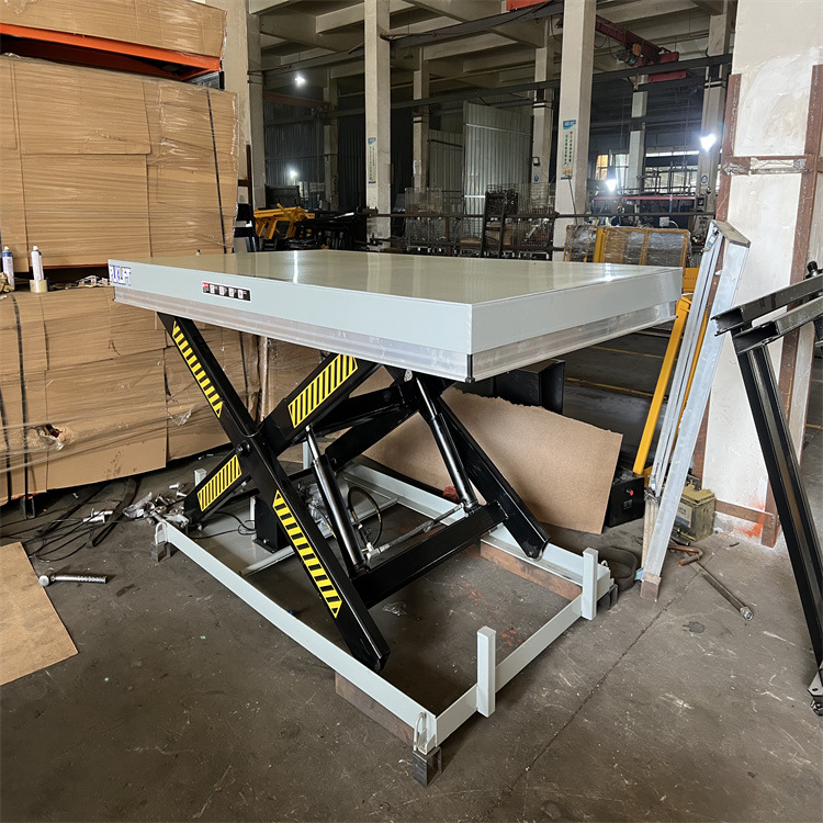 电动液压装卸货升降平台固定剪叉式升降机大吨位地坑式流水线舞台