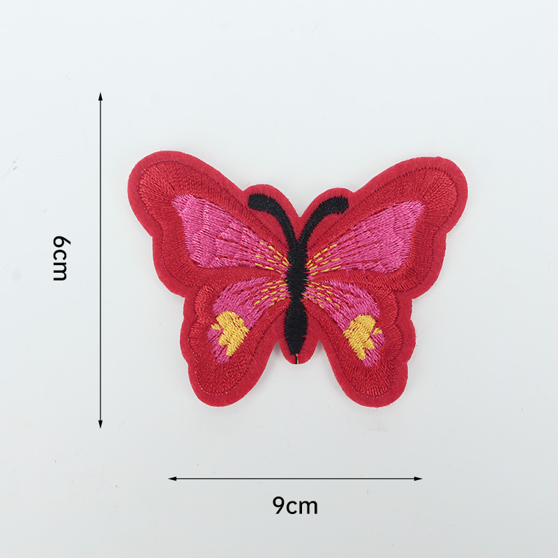 Círculo de bordado de computadora dibujos animados bordados pegatinas de tela letras bordadas pegatinas de toallas bordadas pegatinas de ropa zapatos sombreros