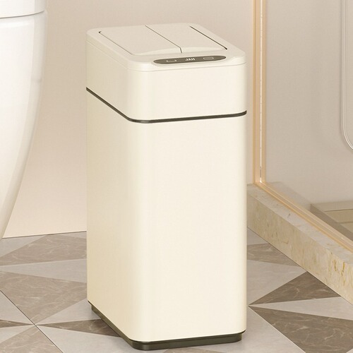 Jie'anhui's new smart sensor trash can for home with lid, bathroom, living room and kitchen, automatic packaging