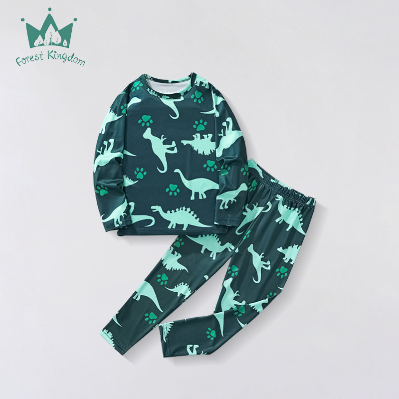 2025 Spring and Autumn Children's Long Sleeve Trousers Home Clothes suit Boys' Cartoon Dinosaur Casual Fashion Children 2025 Spring and Autumn Children's Long Sleeve Trousers Home Clothes suit Boys' Cartoon Dinosaur Casual Fashion Children