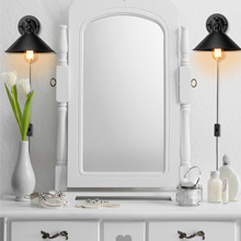 Yamasun americano retro lámpara de pared americana simple lámpara de pasillo con apertura enchufe estilo industrial Hotel lámpara de pared de noche