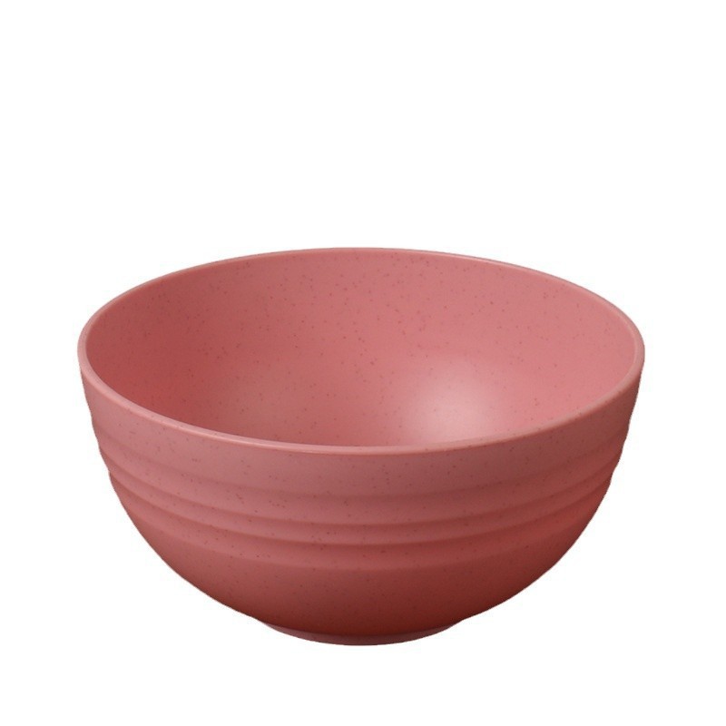 15cm tazón 8 paquetes de trigo casero 6 pulgadas tazón de sopa a prueba de quemaduras a prueba de caídas tazón de arroz dormitorio de estudiantes tazón de fideos 700ml