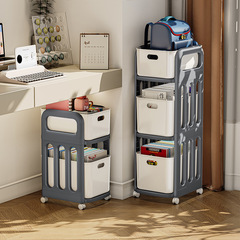 書包置物架可移動小推車書本收納神器家用多層桌下放包收納架書架