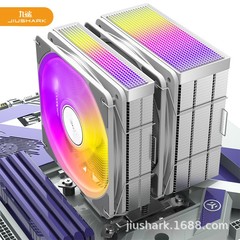 JIUSHARK九サメJF500RubyメモリCPUヒートシンク双塔双ファン5ヒートパイプ15世代AMD