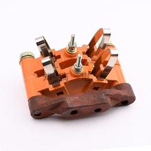 包邮二23三45路玻璃钢胶木碳刷架总成电机滑环集导电铜环架子炭刷