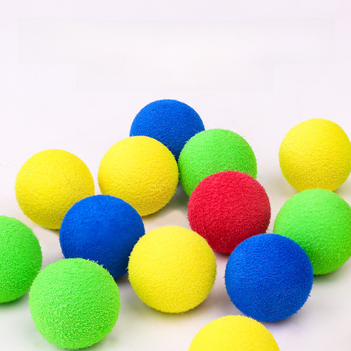 Popular cat toy fur ball pompom launcher gun to relieve boredom toy high elastic fur ball bite-resistant cat stick pet ball
