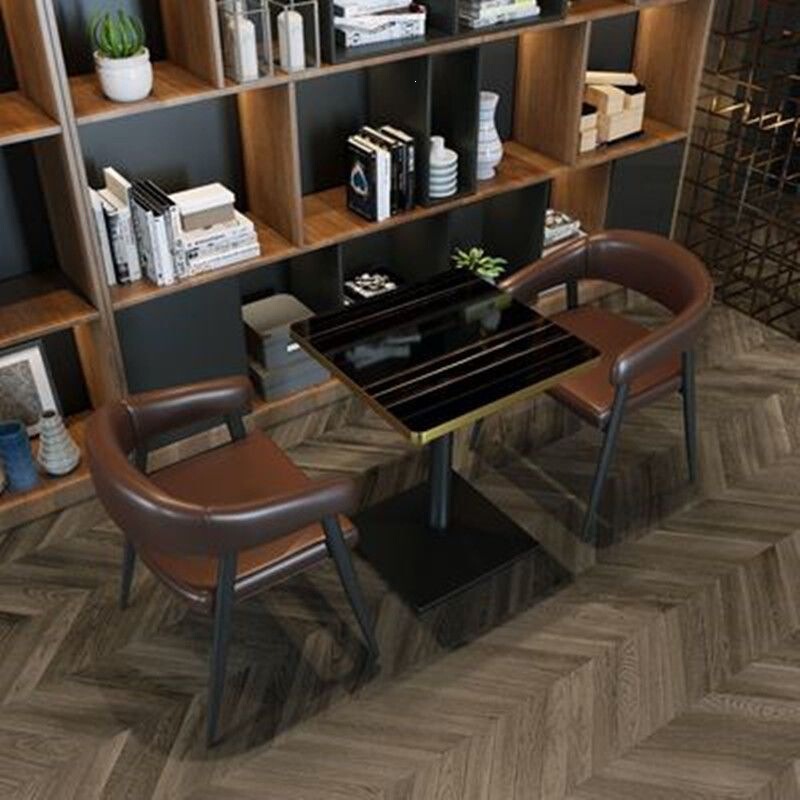Sofa booth in vintage industrial style for bars, American-style restaurants, hot pot, coffee, and milk tea shops, sofa set