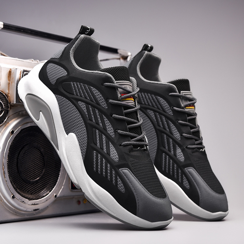 Zapatos de hombre transfronterizos 2024 Nueva primavera estudiante zapatos casuales ligeros cómodos zapatos de correr zapatillas de deporte de los hombres transpirables