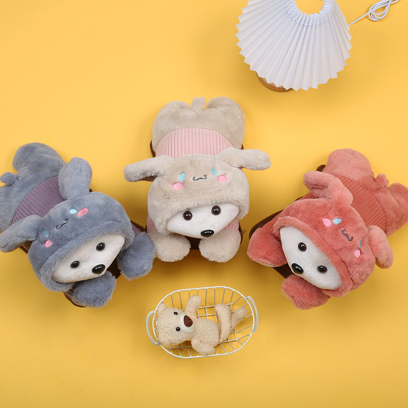 厂家批发新款充电热水袋卡通防爆暖手宝可拆洗暖水袋毛绒电暖宝宝