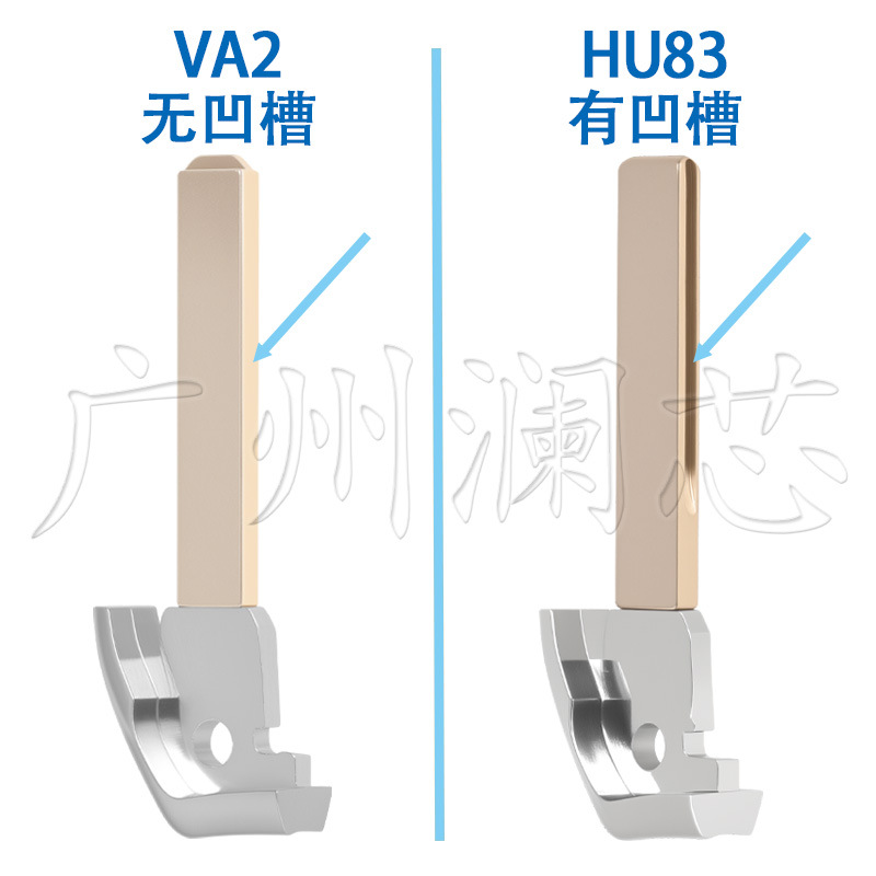 Suitable for Peugeot Citroen Ds Smart Card 3-Button Remote Key 433Mhz 4A/46 Chip Va2/Hu83