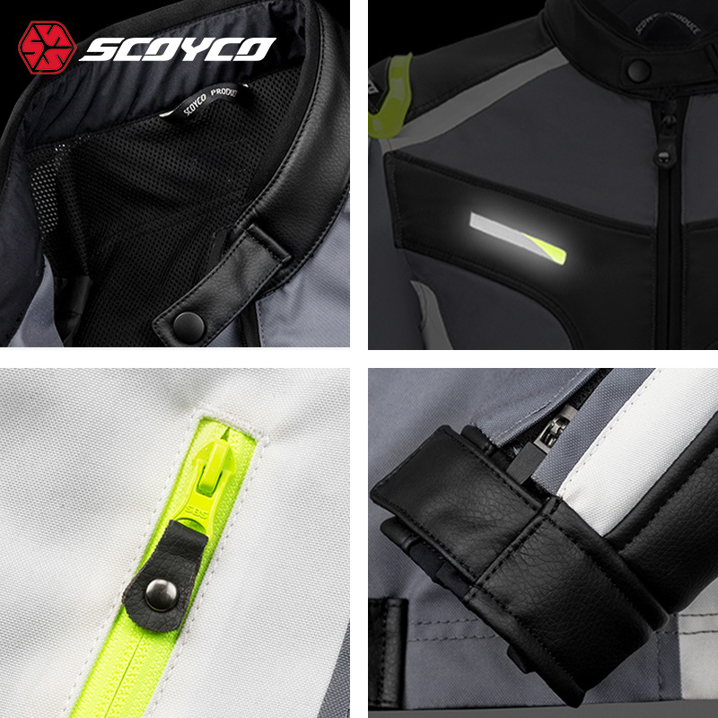 Unisex Spring/Summer Motorcycle Riding Apparel Breathable Ventilated Shock Proof Wear Resistant Slim Fit Motorcycle Racing Suit Couple Style_voghion.com