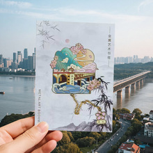 厂家现货批发长江大桥金属书签网红地标景区景点毕业礼物纪念礼品