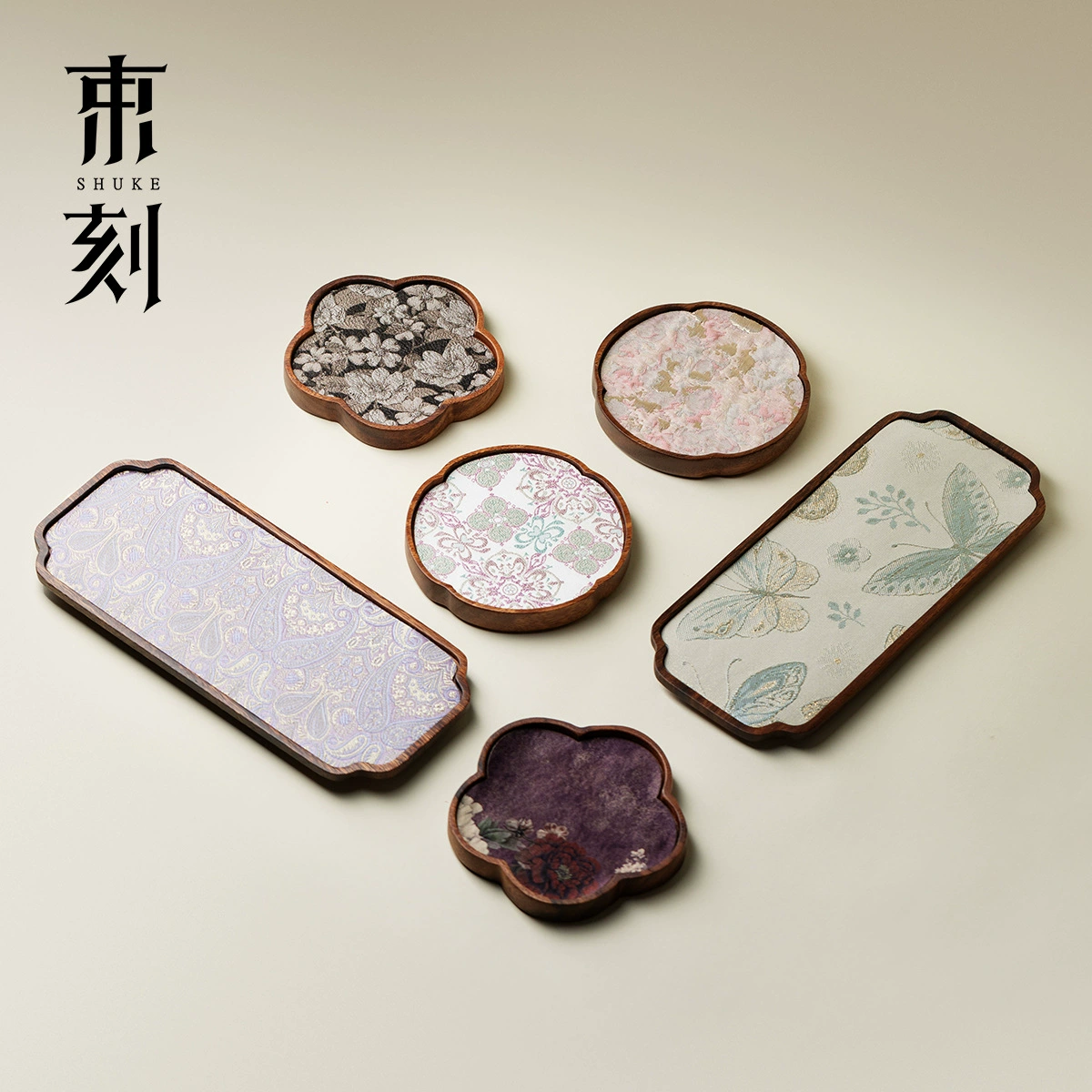 Поднос для сухого чая из орехового дерева для домашнего использования, чайный сервиз в китайском стиле, небольшой поднос для чая из цельного дерева, держатель для чая, держатель для кастрюли, подставка для сухого чая.