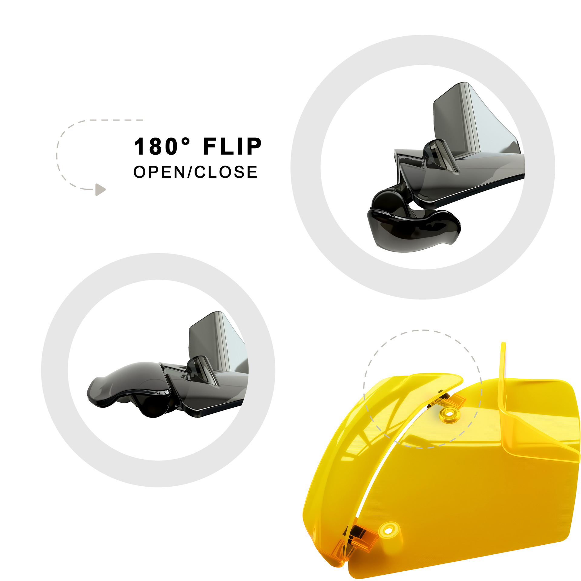 Motorcycle Spoiler Cover Suitable for Harley 23.6-26 Road Gliding Side Wing Spoiler, Pc Material, Multiple Colors Available