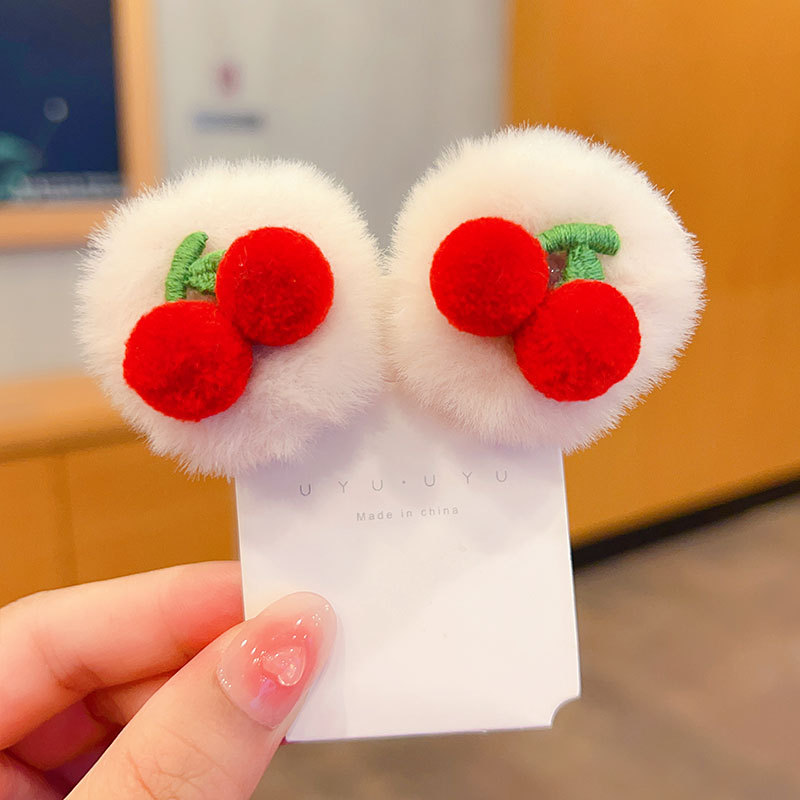 SKU-02-樱桃白色抓夹