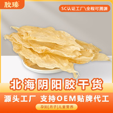 贴牌定制北海阴阳胶鱼胶花胶干货真鱼胶孕妇滋补品精选干花胶礼盒
